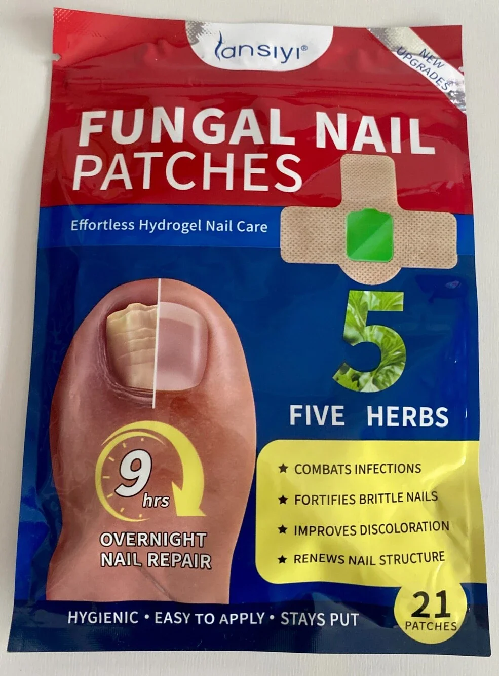 Yansiyi Fungal Nail Patches Lot of 3 Nail Care Treatment Patches